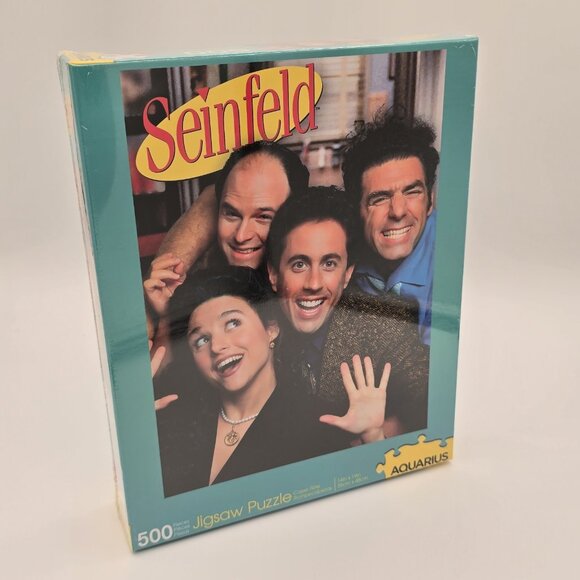 Seinfeld Jigsaw Puzzle 500 Piece Factory Sealed Aquarius New Collectible - Picture 1 of 5